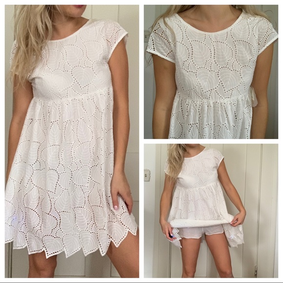 Altar'd State Dresses & Skirts - ❤️SOLD ❤️alter’d State Dress Eyelets Leaf Edge